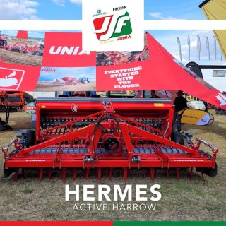 Have a look at our Hermes Active Harrow.

With screw adjustable working depth and vertical knives of 280mm length, which are protected against mechanical damage by an automatic clutch.

It is also additionally equipped with a cultivator and a seed drill.

Be sure to contact one of our representatives for more information:
📱 Francois 082 445 1741 
📱 Bjorn 079 494 4215 
📧 bjornjsf@gmail.com